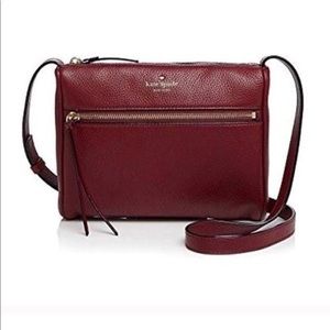 NWT Kate Spade Cobble hill cranberry red crossbody